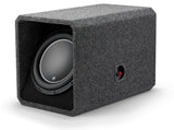 JL AUDIO Enclosed Subwoofer System With Single 12W6V3-D4 Subwoofer Driver, Dark Gray / Black Carpet (600 W, 2 Ω) [Ported Enclosure] -HO112-W6v3