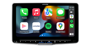 Alpine Halo9 9” High-Res Audio Receiver with Wireless Apple CarPlay / Wireless Android Auto / HDMI / USB / Dual Camera / Bluetooth / Hi-Res Audio Wireless / LDAC / DAB+ Suitable for Nissan Navara NP300 ST-X-NAVARA-F509-STX