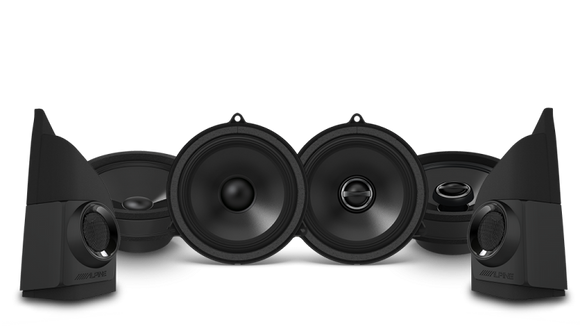 Alpine BT-50 S-Series Premium Sound S-Series Front and Rear Premium Speaker System Suitable for Mazda BT-50 (2013-2020)