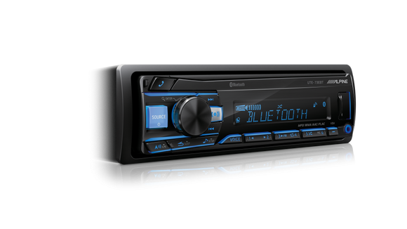 Alpine UTE-73EBT Digital Media Receiver with Bluetooth / USB / AUX / iPod and iPhone / FLAC / TuneIt