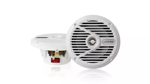 Alpine 6-1/2" 2-Way Coaxial Marine Speakers (White)-Sps-M601W